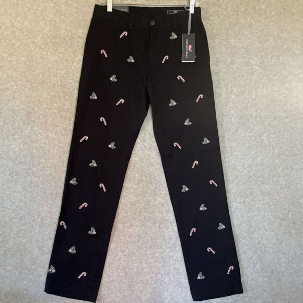 Vineyard Vines Pants Mens 28x32 Blue Breaker Chino Christmas Holiday Stretch Nwt